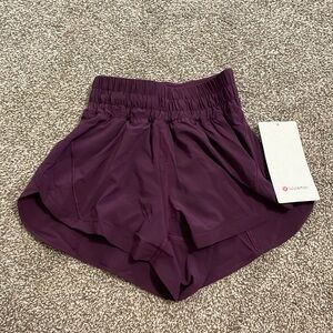 Women’s brand new limited edition Lululemon track shorts
